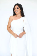 Vestido Catarina - Vestido Off White longo Fluity Branco