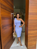 Vestido Amanda - Vestido Branco Midi Crepe Malha Branco