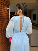 Vestido Grécia - Vestido Longo Manga Removível