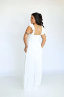 Vestido Céu - Vestido Off White Duna Pipoca Branco