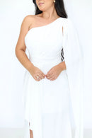 Vestido Catarina - Vestido Off White longo Fluity Branco