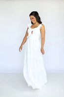 Vestido Céu - Vestido Off White Duna Pipoca Branco