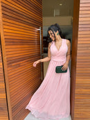 Vestido Grécia - Vestido Longo Manga Removível
