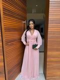 Vestido Grécia - Vestido Longo Manga Removível