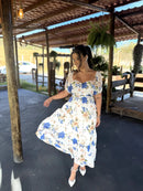 Vestido Carol - Vestido Midi Estampado Chifon