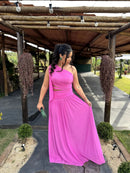 Vestido Itália - Vestido Longo Tule Ombro Só