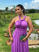 Vestido Multiformas - Vestido Longo Malha Tradicional Fria