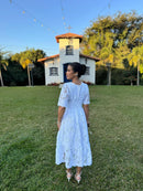 Vestido Julieta - Vestido Branco Maxi Midi Renda