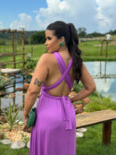 Vestido Multiformas - Vestido Longo Malha Tradicional Fria