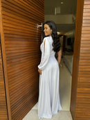 Vestido Amsterdã - Vestido Branco Longo Nula Manga Branco