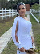 Vestido Melina - Vestido Branco Longo Fluity