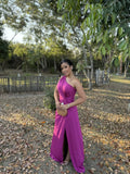 Vestido Melina Sem Manga - Vestido Sem Manga Longo Fluity