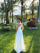 Vestido Jade - Vestido Branco Ombro Só Fluity