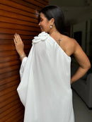 Vestido Mia - Vestido Branco Curto Chiffon