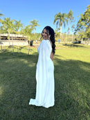 Vestido Catarina - Vestido Off White longo Fluity Branco