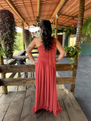 Vestido Itália - Vestido Longo Tule Ombro Só