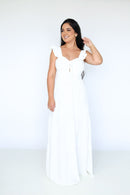 Vestido Céu - Vestido Off White Duna Pipoca Branco