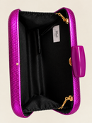 Bolsa Clutch Violeta Luxo