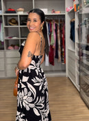 Vestido Suzi Estampas - Longo em Viscolinho