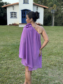 Vestido Mia- Ombro Só Flor Chifon