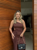 Vestido Liane - Ombro Só Canelado Premium