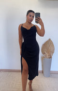 Vestido Duda -  Midi Fenda Duna