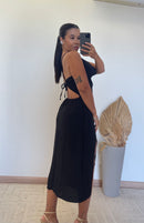 Vestido Duda -  Midi Fenda Duna