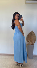 Vestido Larissa -Marrant Bolsos Laterais