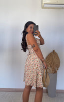 Vestido Lud Curto -Viscolinho Lastex nas Costas