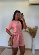 Conjunto Mila - em Malha com Listras Laterais
