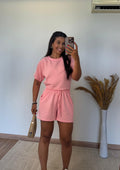Conjunto Mila - em Malha com Listras Laterais