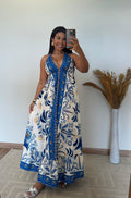 Vestido Malini - em Tecido Indiano