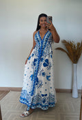 Vestido Malini - em Tecido Indiano