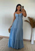 Vestido Sofia - Longuette Leve e Elegante
