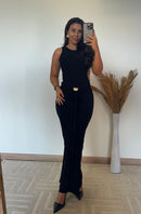 Vestido Vera - Canelado com Recortes Laterais