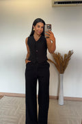 Conjunto Clara - Alfaiataria com Colete