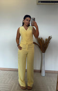 Conjunto Clara - Alfaiataria com Colete