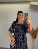 Vestido Megg - Vestido Feminino Viscolinho com Lastex – Fresco & Ajuste Perfeito | Mailí Loja