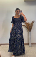 Vestido Megg - Vestido Feminino Viscolinho com Lastex – Fresco & Ajuste Perfeito | Mailí Loja