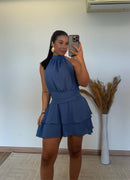 Vestido Pérola - Chiffon com Forro de Short