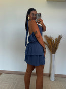 Vestido Pérola - Chiffon com Forro de Short