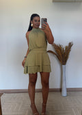 Vestido Pérola - Chiffon com Forro de Short