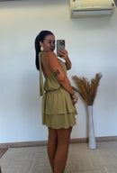 Vestido Pérola - Chiffon com Forro de Short