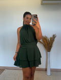 Vestido Pérola - Chiffon com Forro de Short