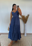 Vestido Melissa - Longuette com Alcinha Regulável