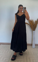 Vestido Millena -  Viscolinho Alcinha Regulável