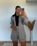 Conjunto Zaya Listras -Camisa com Short