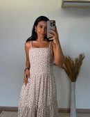 Vestido Sara - Floral com Alcinha Regulável