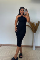 Vestido Lila - Midi com Costas Abertas
