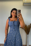 Vestido Lud - MaxMidi com Fenda Lateral